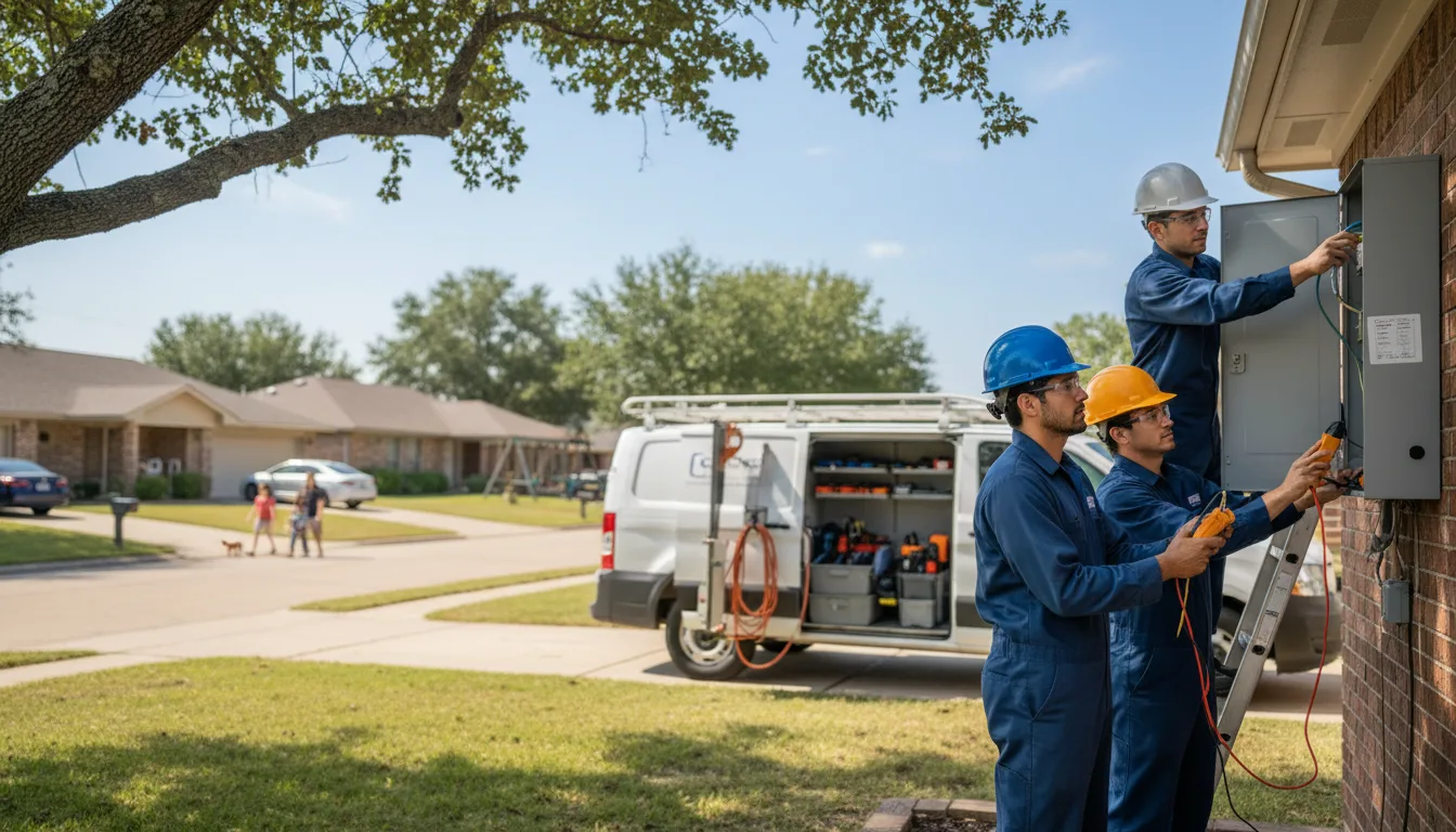 Certified electrician providing emergency electrical services in Ludlow, CA